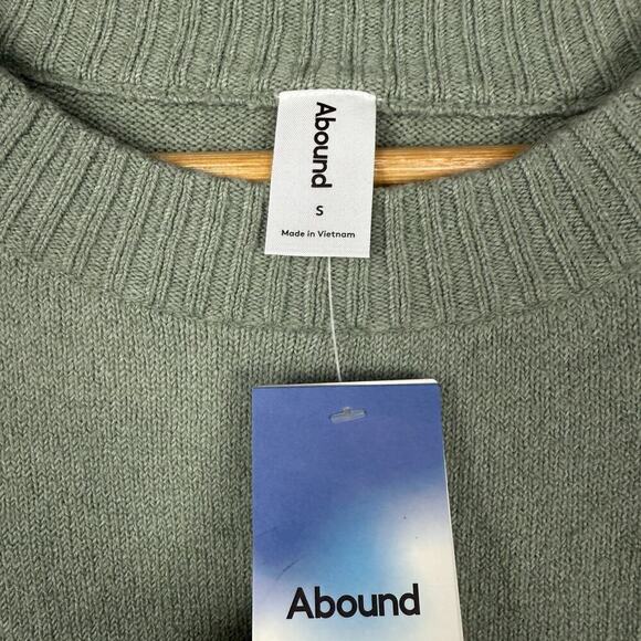 Abound Boxy Sweater Halo Green Women's Size Small Baggy Soft Comfortable S - Picture 5 of 11